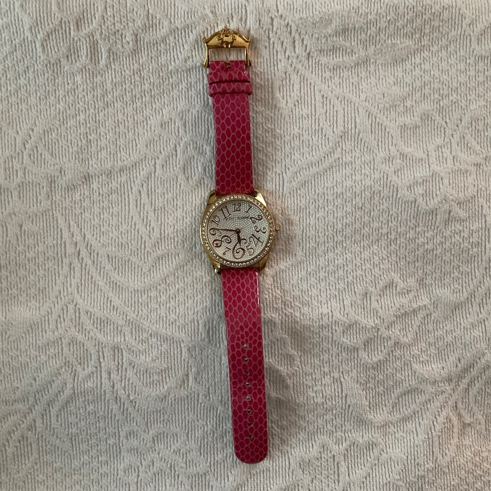 Betsy Johnson large face watch